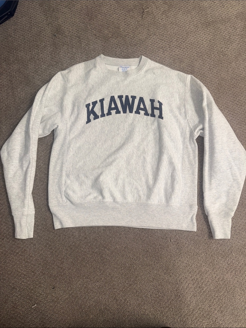Kiawah Crewneck Sweatshirt - Light Heather Gray Medium Champion